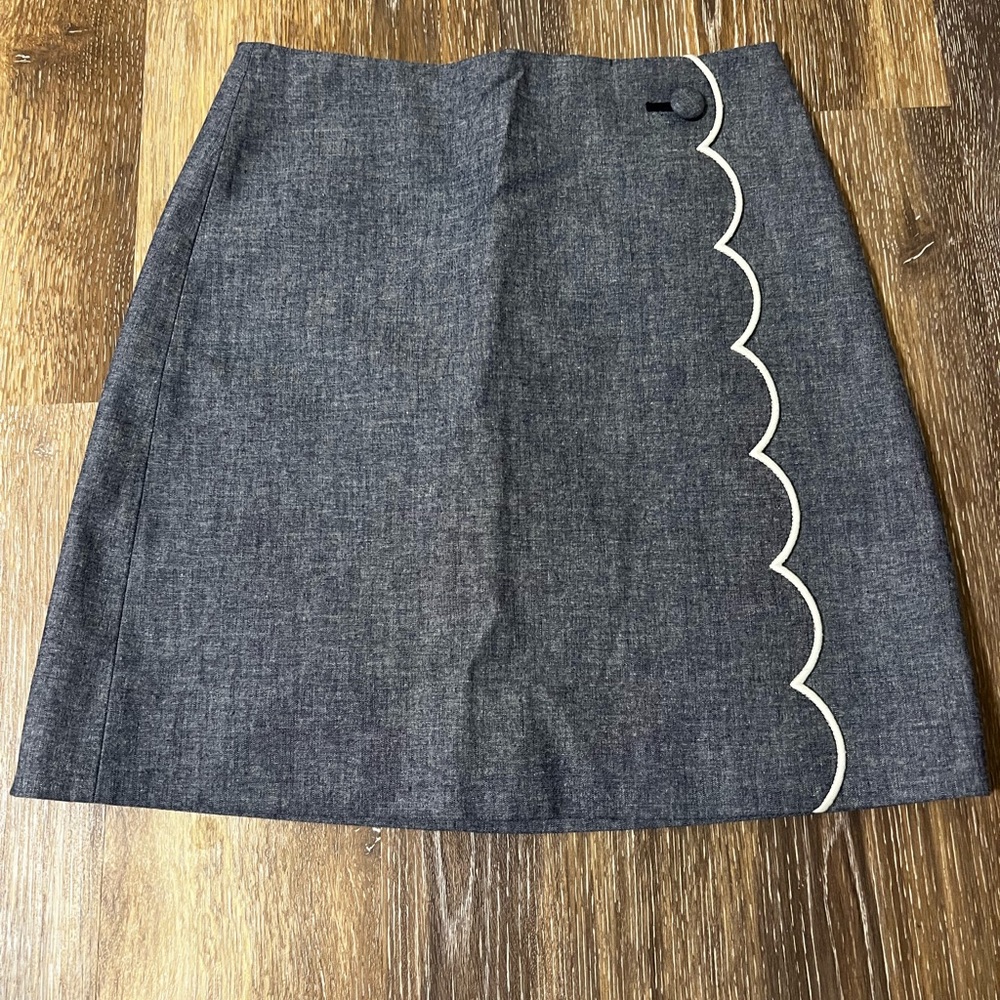 J. Crew Blue Mini Skirt